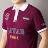 Primavera/estate New Polo Shirt Royal Leisure Football Coppa del mondo ricami di cotone per leisure Doha Qatar
