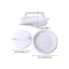 Nieuwe 1 set ronde vorm hamburger press food-grade plastic hamburger vlees rundvlees grill hamburger press patty maker schimmel schimmel keuken gereedschap voor burger patty mold