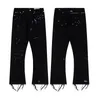 Damen Luxus Jeans Marke Mody Women Blue High Taille Street Weitbein Jean weibliche Hosen gerade Jeanshose Designer Joggers Hosen