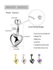 Navel Rings 1Pc Smooth Peach Heart Belly Button Ring Surgical Steel Umbilical Tummy Ring Barbell Navel Rings Body Jewelry for Women Girl d240509