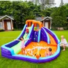 Idee per diapositive dell'acqua del cortile Parco gonfiabile Watersflide con soffiatore di piscina che spruzza la pistola da gioco per bambini estate da estate giocate divertimento piccoli giocattoli per feste di compleanno giocattoli per feste di compleanno