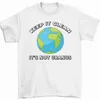 T-shirts masculins kp il nettoie ce n'est pas un t-shirt Uranus Planet Earth Day Environalist Y240509