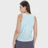 Lu Vest Summer Tank Top выровнен 2024 Обновленная женщина Fiess Комфортная легкая мягкая йога жилет рука