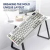 K86 Wireless -Swappable Mechanical Keyboard Bluetooth2.4g с экраном дисплея и кнопкой ротации громкости для игр и работы 240429