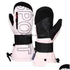 Skihandschuhe Winter Touch Sn warmes Veet verdickte Handgelenk Wächter wasserdichtes Sport mit Tropfen Lieferung im Freien Schnee Schutzausrüstung DH65W