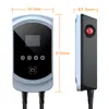 EVSE Wallbox Electric Vehicle Charger CHARGER CHARGER 11KW 16A 3 phases chargeur portable EV avec prise de type2 IEC62196-2 Câble 5M