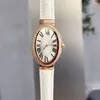 女性の豪華な時計クォーツムーブメントレザーブレスレットレディデザイナー高品質の愛好家ウィストウォッチダイヤモンドベゼル29mmレディースミニ腕時計モントレデフルクス
