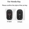 Bilnyckel TPU-bilnyckelfodral för Honda CRV HR-V Civic CR-V Accord 2021 2022 2023 2024 Auto Shell FOB Holder Keychain Accessories T240509