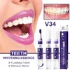 Tandwitte Tandwitte instrument Tandpasta Pen Tandgel Huiden Schone serum vlekken Remover reizen Partable Purple