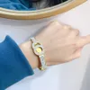 Популярные роскошные браслеты отобранные моды Gold Bangle 18K золотые украшения аксессуары женские эксклюзивные вечеринки M 2342