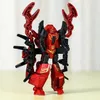 Modèle de robot de déformation insecte créatif Set Toy Anime Figure Scorpion Mantis Transformation Mech Warrior Kid Birthday Gift 240508