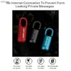 Serratura smart mini impronta digitale palabolo USB Keyless Lock Lock Lock Electronic Blocco intelligente Blocco delle impronte digitali Sbloccaggio rapido WX