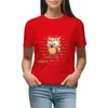 Kvinnors polos hibou chou genou t-shirt anime kläder grafik kort ärm tee sommar för kvinnor