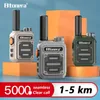 Btonera BT330 Mini Walkie Talkie PMR 4 USB Portable Twoway Radio Dual PTT Walkietalkies para Hunting Cafe 240430