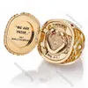 Speler 6 Naam Soler Freeman Albies 2021 2022 World Series Baseball Braves Team Championship Ring met houten display Box Souvenir Men F 342T