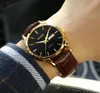 OLEVS MENS VARNA TOPA Märke Luxury Quartz Wrist Watch Reloj Hombre Fashion Casual Business Leather Men Watch Relogio Masculino SH9970462