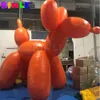 Chien gonflable géant de 20 pieds en gros de 20 pieds de longueur rouge géant avec un ballon de dessin animé d'animal de ventilation pour décoration du parc