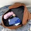 Les sacs d'école portent un sac à dos adorable pour femmes jolies enfants mignons de voyage de voyage de voyage en forme de sacs à dos en peluche.