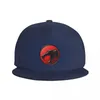 Ball Caps personnalisé Thundercats Logo Emblem Baseball Cap Men Femmes Cartoon Anime Flat Snapback Hip Hop Dad Hat Sports