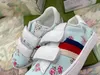 Brand baby Sneakers Sky blue kids shoes Size 26-35 High quality brand packaging Buckle Strap girls shoes designer boys shoes 24May