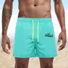 Męskie szorty męskie szorty pięć punktów letnich strojów kąpielowych Men Men Swimsuit Swimming Trunks Bokser Short Beach Shorts Surf Board Mens Ubranie S-4xl Y240507