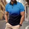 Polos de pólo de verão masculino camisa de pólo de bolinhas