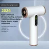 2024 Säljer trådlös hårtork 30000 rpm höghastighets torr kall varm vindbarnshem sovsal resor USB laddning hår 240509