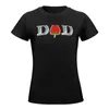 Damespolo's grappige aardbei papa fruit gif bessen vader cadeau t-shirt dame kleren hippie zomer blouses vrouw 2024