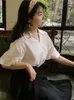 Robes de travail SweetXue Fashion Retro Elegant Lantern à manches Lantern Shirt taille haute jupe en ligne 2 pièces avec écharpe en soie tenue 2024