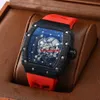 2022 Новые мужские часы повседневные спортивные часы Стильные циферблаты Дизайн грязной стойкий силиконовый ремешок Quartz Watch 2271