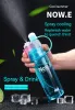 600 ml spray koude water fles sublimatie mist waterfles herbruikbare sportschool sport plastic fles met spray zomer 05099