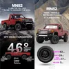 ZWN MN82 1 12 Retro Rc Car With LED Lights Fullscale Simulation LC79 Professional 4WD Remote Control Pickup RC Truck Model Toys 240508