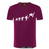 T-shirts masculins Evolution T-shirt Snowboard Big Mens 100% de haute qualité Coton Camisas Hombre Hip Hop T-shirt Harajuku Street Mens Wear D240509