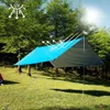 Tent Tarp Rain Sun Shade Hammocks Shelter Camping Survival Sun Shelter Picnic Awning Cover Waterproof Out Hiking Accessories 240507