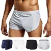 Underpants Low-Rise Boxer Shorts Männer Unterwäsche Lounge atmungsaktive Eis Silk Casual Trunks Haus Nachtwäsche