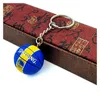Keychains Lanyards Basketball Souvenir Keychain Game Game Ball Keyring 3D Basketball Fan Collectable Pendant Keychain Friend Gift J240509