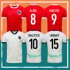 2024 European Cup Oostenrijk Soccer Jersey 24/25 Grillitsch Danso X Schlager Alaba Shirt National Team Sabitzer Lienhart Baumgartner Laimer voetbaluniformen