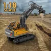 Enfants 24g Remote Contrôle Excavator RC Modèle Toys Toys Camion Bulldozer Engineering Vehicle Birthday Gifts 240508