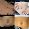 ネーブルリングvojo teardrop Belly Botton Ring Navel Cubic zircon opal G23チタンハイポアレルギー測定14Gボディピアスジュエリーfor女性D240509