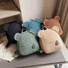 Sacs à dos d'achat d'école pour femmes portables de voyage de voyage de voyage porte des sacs d'enfants beaux épaules de forme en peluche en peluche mignon aqrh