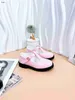 브랜드 아이 신발 단색 반짝이는 특허 가죽 여자 스니커 공주 신발 크기 26-35 포함 신발 상자 베이비 플랫 신발 24may