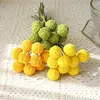 Dekorative Blumen Kränze 9pcs Handmand künstliche Holding Blumen Material Vasen Dekor Home Accessoires Hochzeitsstrauß Goldene Ball Weihnachten falsche Pflanzen