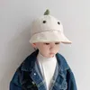 Caps Hats Summer Spring Baby Baseball Hat Cartoon Dinosaur Pattern Thin Breathable Quick Drying Outdoor Sun Hat d240509