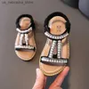 Slipper Girl Sandals Summer Pearl Shining Pearl Princess Shoes Korean Edition Kids Eva Kid Shoe For Sandalias de Mujer Q2404091