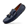 Scarpe casual in pelle in pelle in pelle scamosciata fatta a mano Slip su mocassini traspiranti piatti pigri mocassini