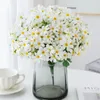 Dekorative Blumen 1PC Künstliche Hortensie Sonnenblumen Weihnachtsdekoration Jahr Wohnzimmer Innenmöbel für Hausgarten Hochzeit