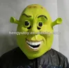 Party Masks Green Shrek Latex Mask Movie Role Playing Costume Props Halloween Fantasy Dress Q240508