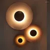 Wandlampen minimalist kreative moderne Holzlampe Schlafzimmer Nachtei Gang Loft Home Decor LED Leuchten Leuchte Nacht