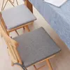 Kudde Bekvämt sittplats för kontorsstolminne skum sovsal hem bomullslinne effekt