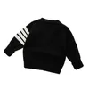 Définit un nouveau pull en tricot de printemps et d'automne à manches longues pour garçons à manches longues Coton en V V Vodigan à collier 0-7Y Q240508